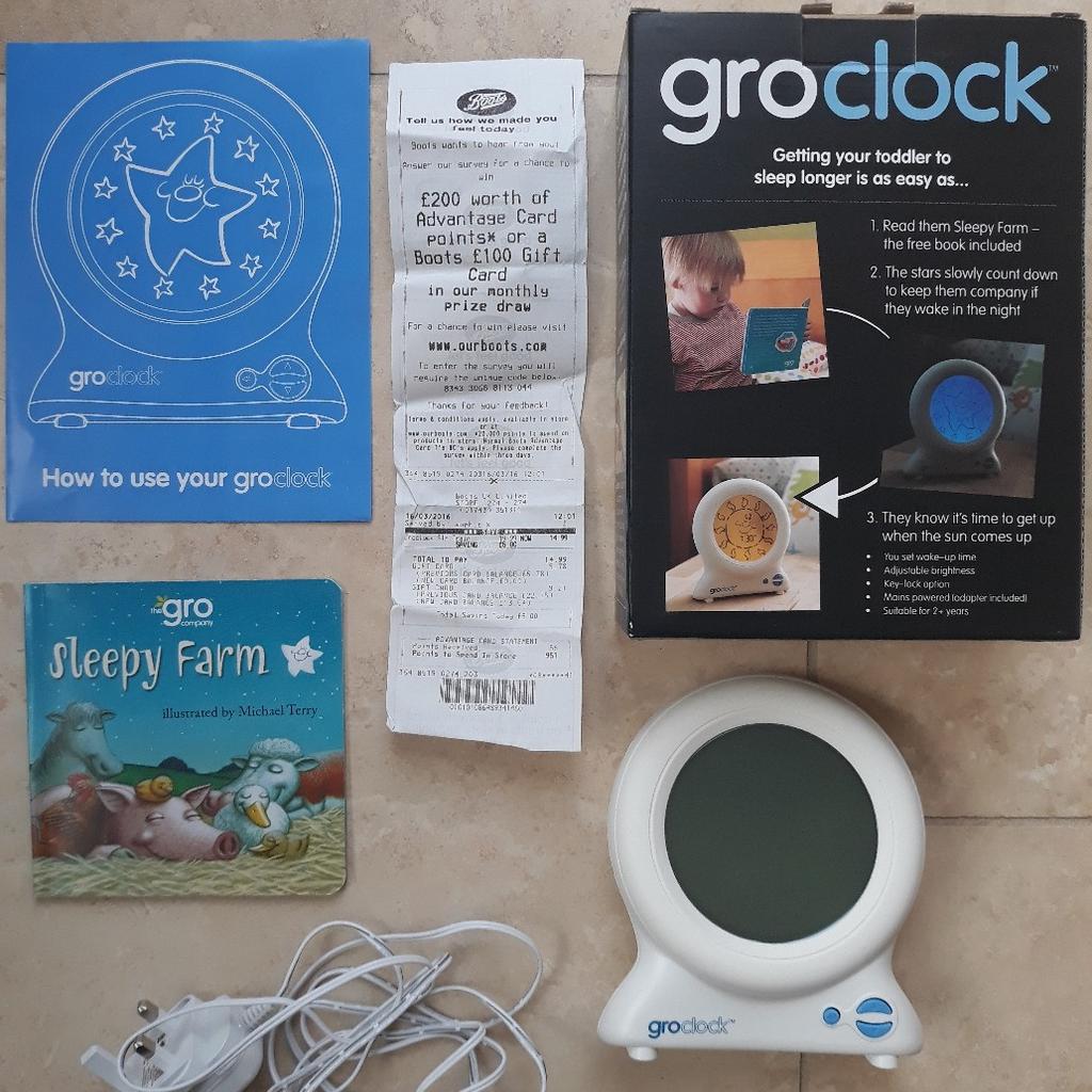 Gro clock Childrens sleep trainer in SY3 Shrewsbury for £10.00 for sale