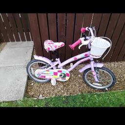 Apollo cherry lane girls bike £30
used a handful of times well looked after has a mark to paint work (shown in photos)from stabilisers. Doesn't come with stabilisers but has attachments. Still currently on sale in Halfords