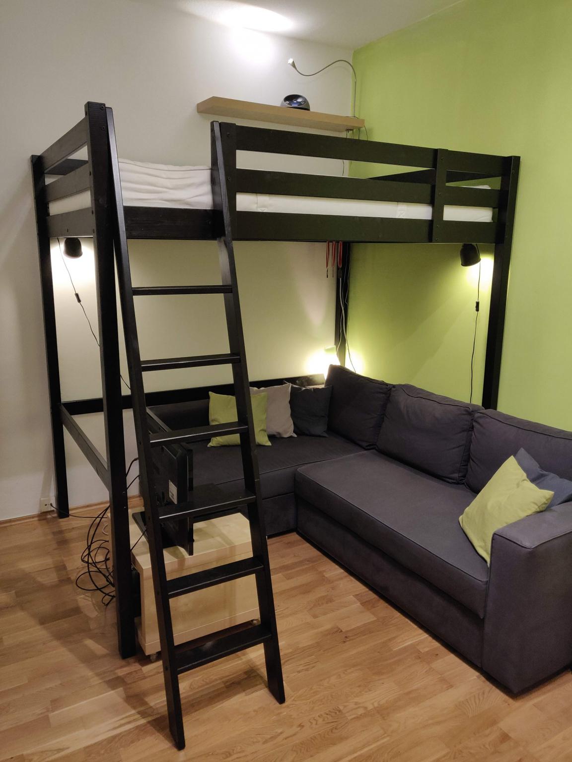 IKEA Hochbett STORA (schwarz) in 6020 Innsbruck für 100,00 € zum Verkauf Shpock DE