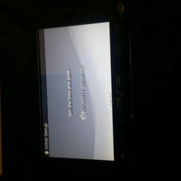 black Sony psp with charger 30 ono