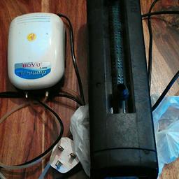 Tropical fish tank accessories
 Fluval u4 internal filter 
Original filter media included and
Boyu twin outlet air pump
All fully working just no longer needed
