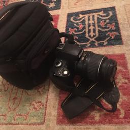 Nikon D40x, objektiv och väska.
Skickas ej