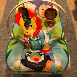 Lovely fisher price rocker. Sadly Little one is now outgrew it so it’s taking up the space.