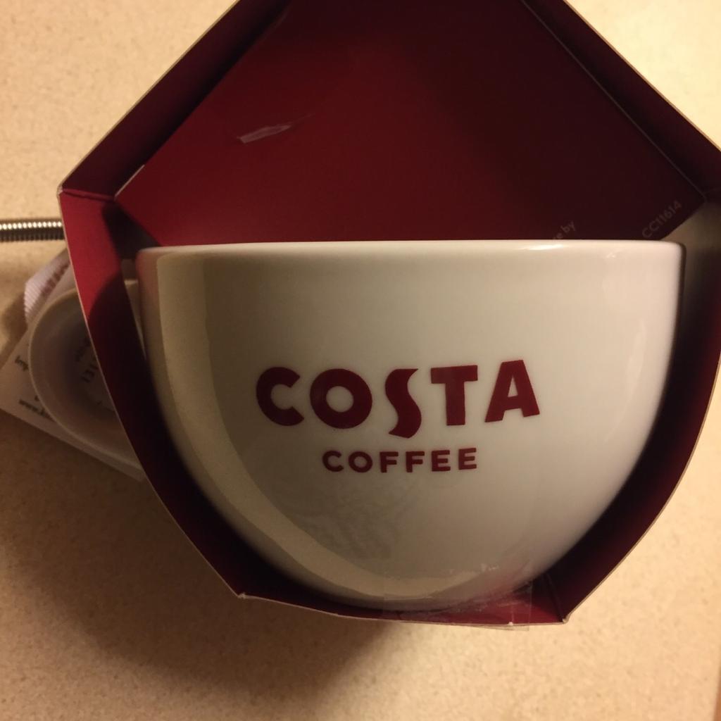 New Costa Coffee mug and hot choc gift set £5 in WS2 Walsall for £5.00