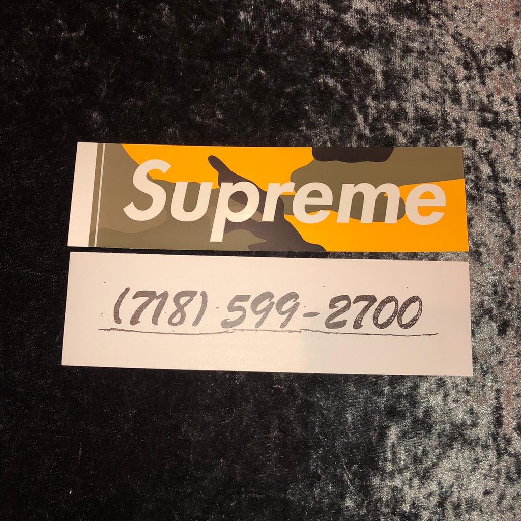 Supreme brooklyn outlet sticker