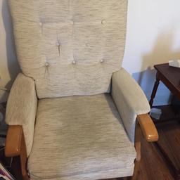 Comfy chair, I find it firm so good for backache sufferers
We have two of these
Getting rid of one for now as the room is a bit crowded and we are changing our decor
