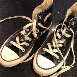 Used but great condition. These boots are a size 4 original genuine converse. From a pet free smoke free home. No offers please. Thank you