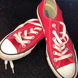 Genuine original converse sneakers size 5. Only worn a couple of times. From a smoke free, pet free home. No offers please.