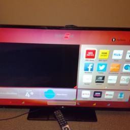 i sell smart tv 52" with remote control ,stand, facebook ,youtube ,netflix,wifi ,etc