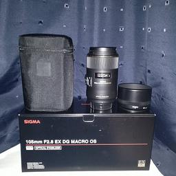 *NIKON FIT*
USED
MINT CONDITION 
BOX + PAPERWORK
PROTECTIVE CASE
LENS HOOD 
LENS

CURRENTLY THE LENS IS IN LONDON. I VISIT REGULARLY TO THE SK10 AREA.

**BUYER COLLECTS**

IM LOOKING AT OFFERS CLOSEST TO THE ASKING PRICE!