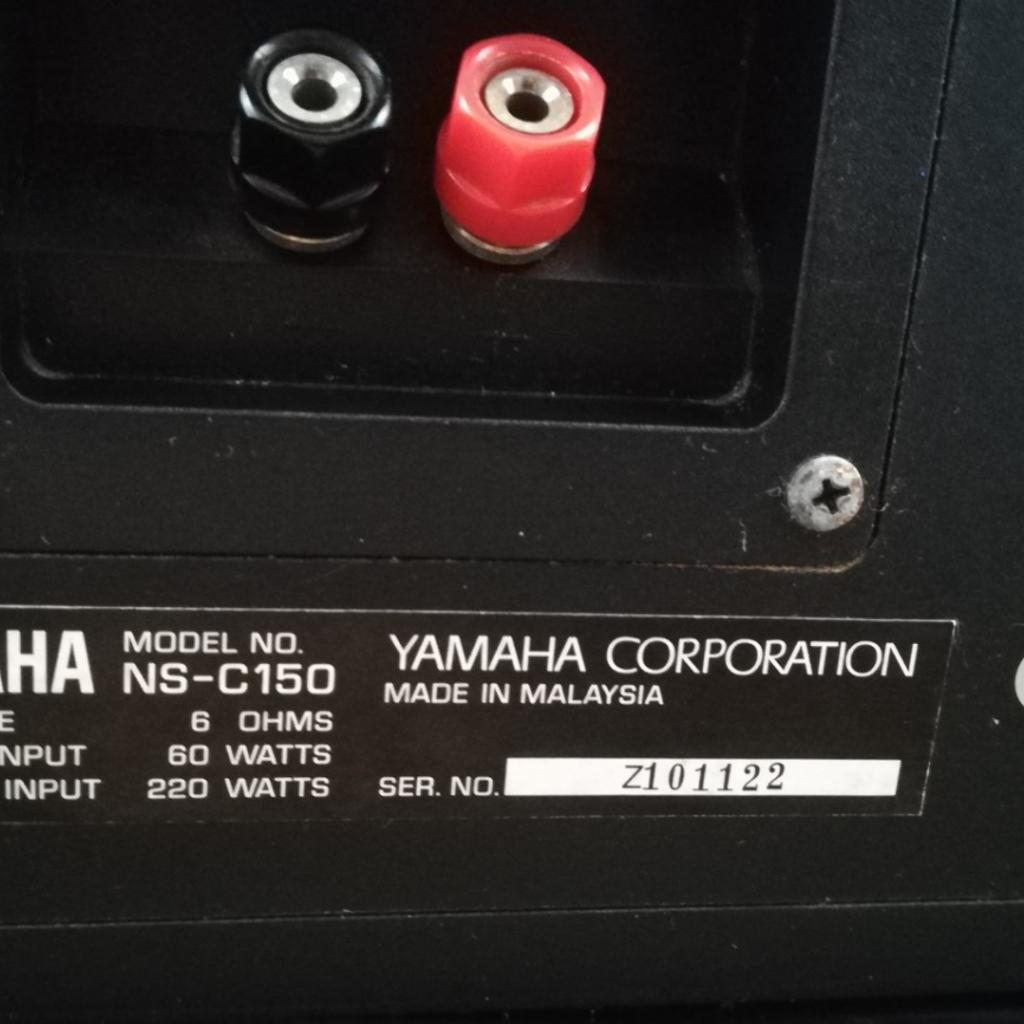 Yamaha NS-C150 and NS-C103 Centre speakers in DE15 Staffordshire for £ ...