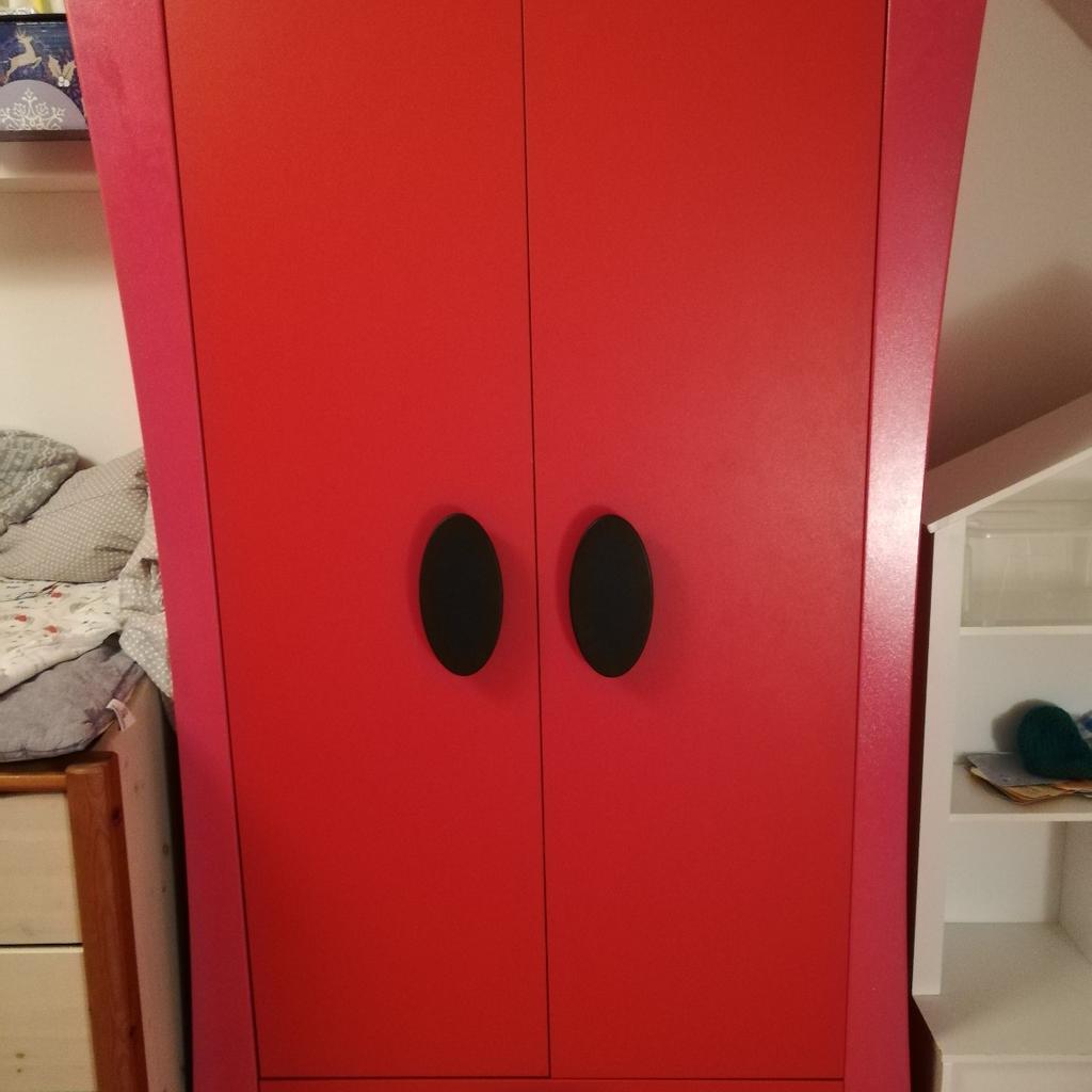Ikea Mammut Kleiderschrank rot rosa Mädchen in 61389 Schmitten für 10