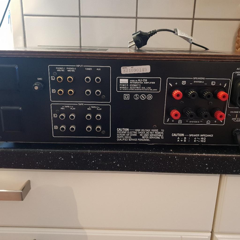 VINTAGE SANSUI AUD9 INTG.AMPLIFIER from 1981 in 15332 Järna für 3.200