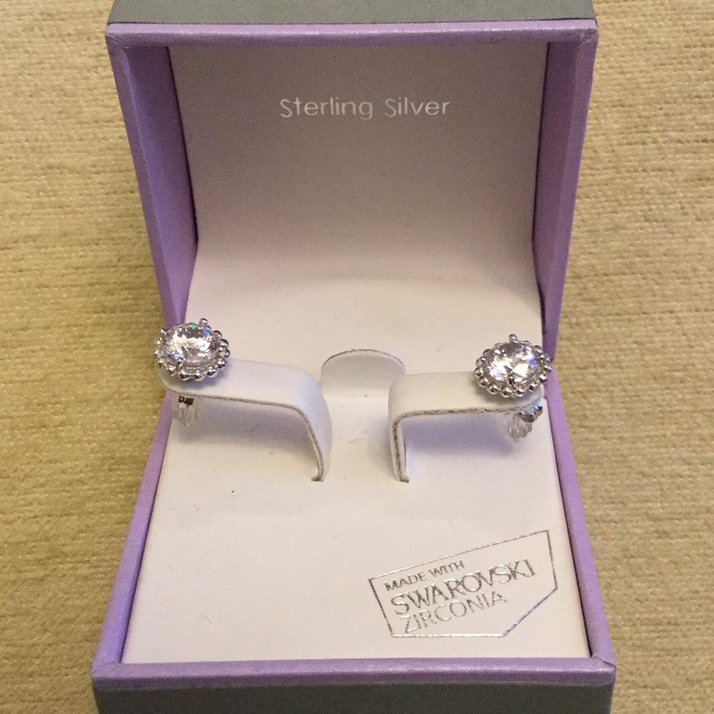 Kiera couture sterling on sale silver earrings swarovski