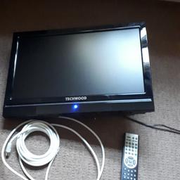 This tv is in good working order. it comes with remote control, tv cable and wall Bracket already fitted on the back to go on wall. It's also HD Ready , with HDMI slot and built in DVD player. It also comes with instructions Booklet. Sorry no base. it goes straight on wall. Thanks for looking.