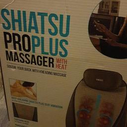 shiatsu pro plus massager 
cost £100 only used to see what it's like was only plugged in for 5mins 
if interested please text 
07548155362