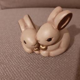 coppia conigli thun colore avorio