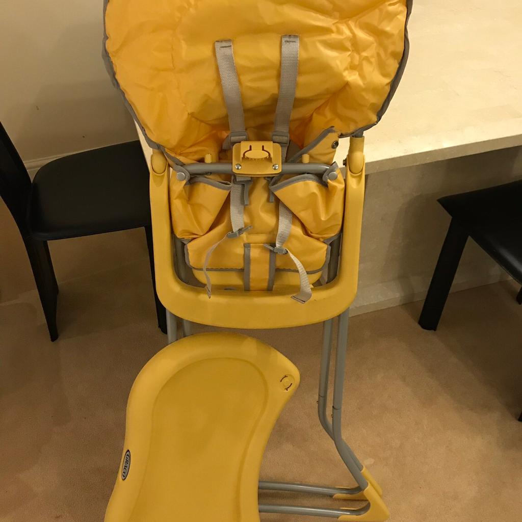 Graco high chair store yellow