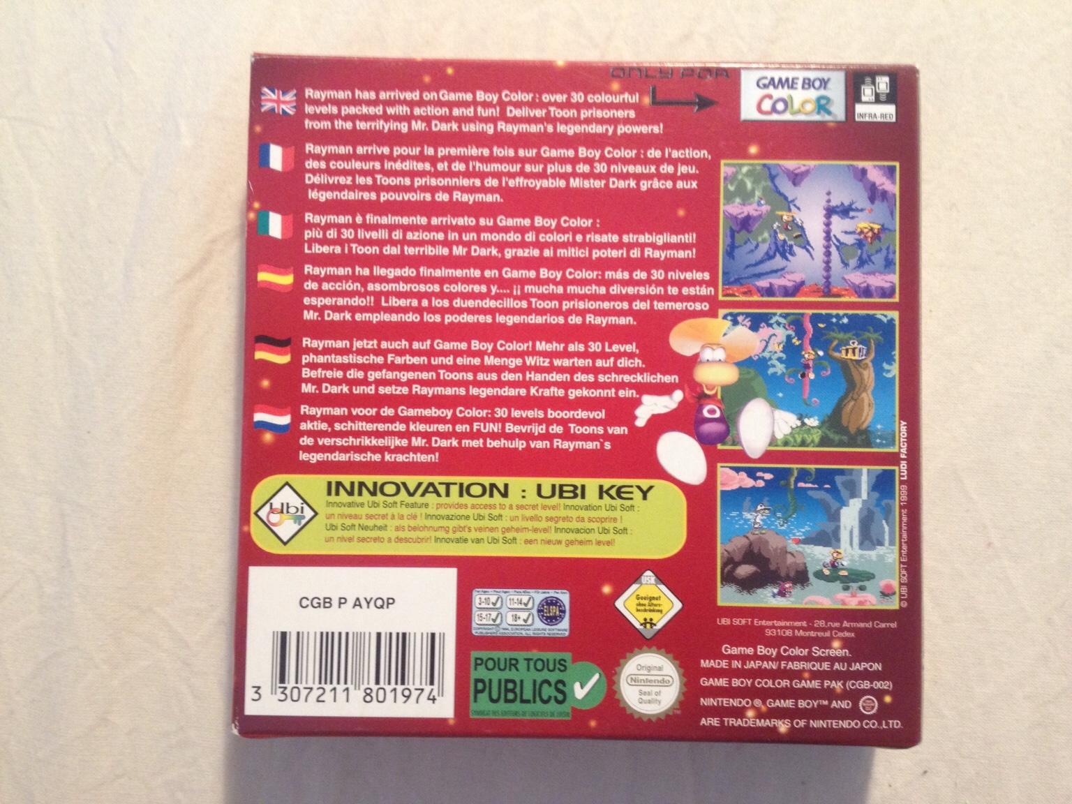 Rayman (Gameboy Color) in 76829 Landau in der Pfalz für € 25,00 zum ...