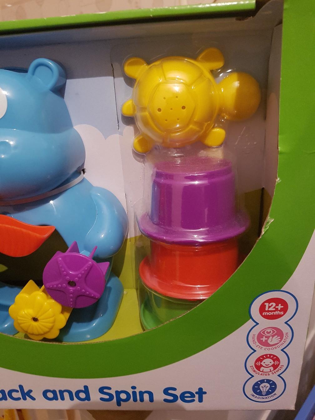 Little tikes stack cheap and spin bath set