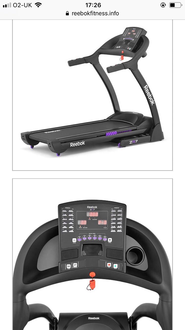 Reebok treadmill zr7 online argos