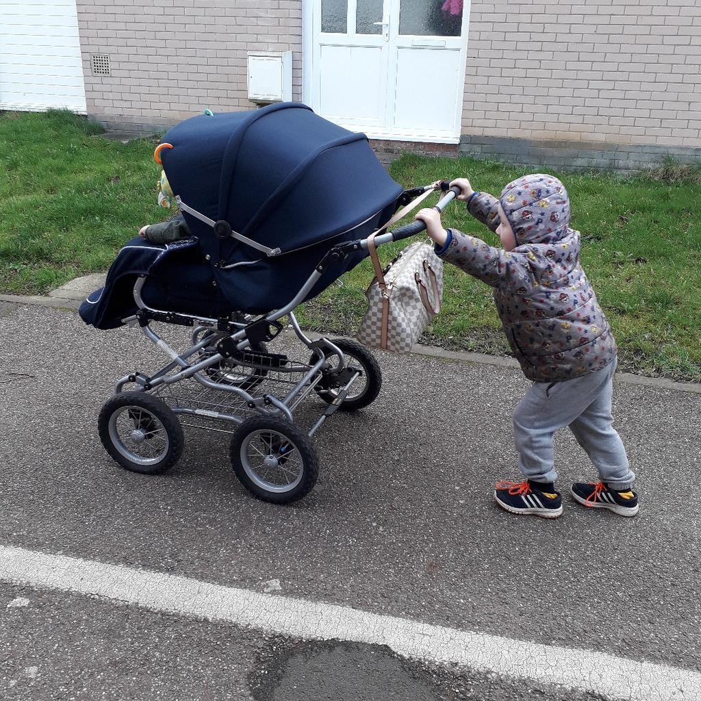 bertini steerable double pram in TF7 Jackfield for 150.00 for sale Shpock