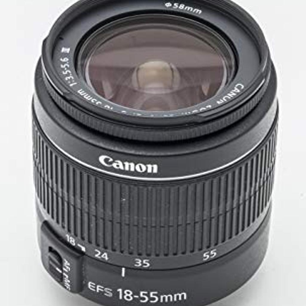 Canon Objektiv mit Sonnenblende EFS 18-55mm in 68519 Viernheim für 64 ...