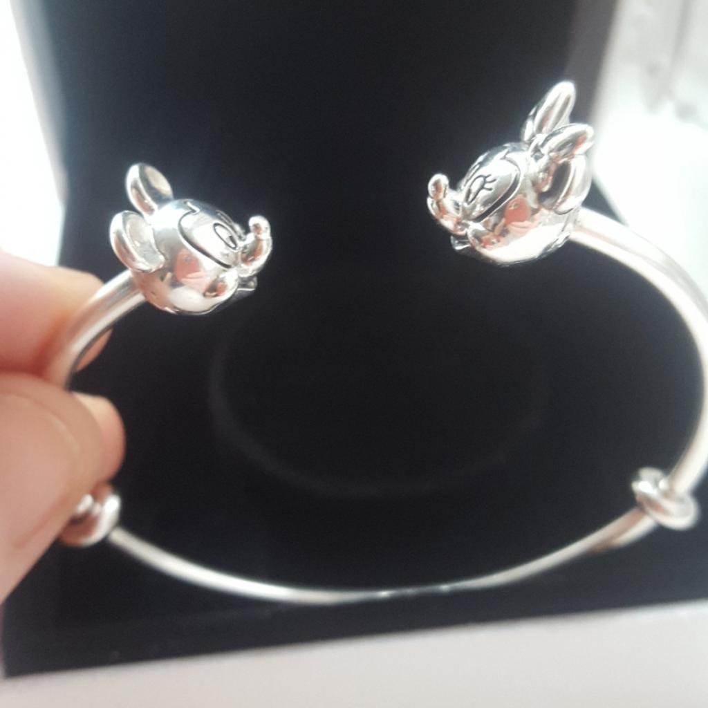 Pandora mickey and minnie clearance open bangle