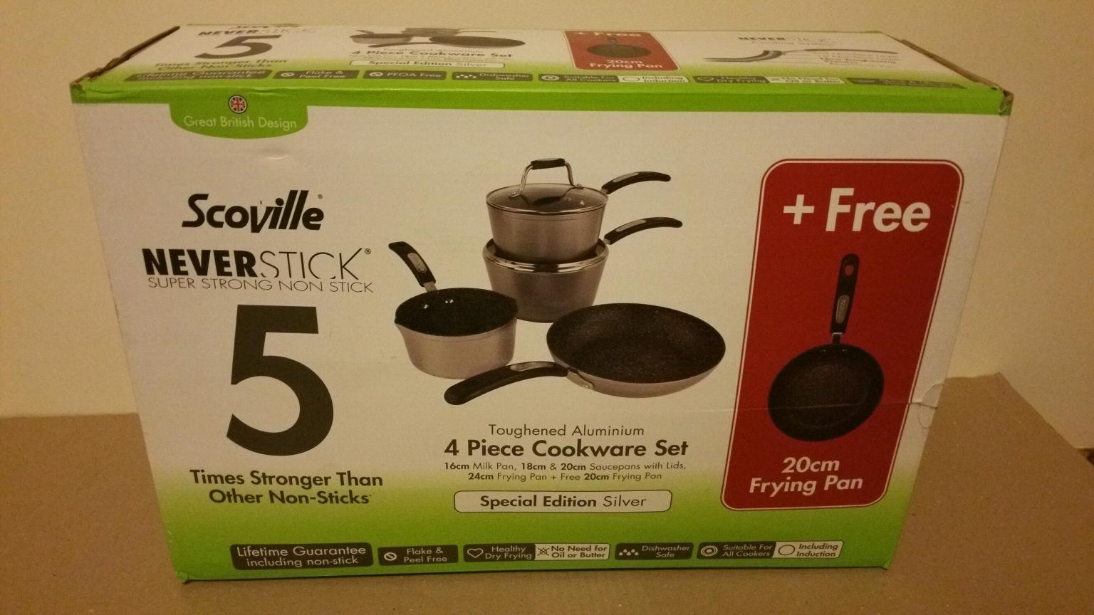 Scoville neverstick 5 Piece Cookware Set in SA15 Llanelli für 45,00