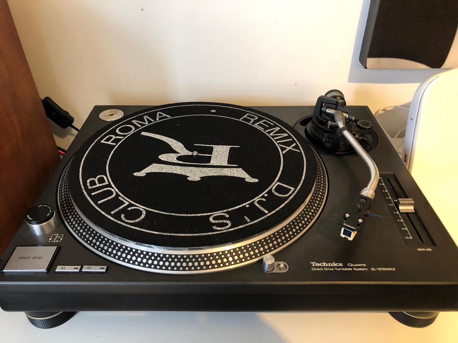 Coppia Technics Dj Argento Technics SL-1200MK5 Silver With Dust