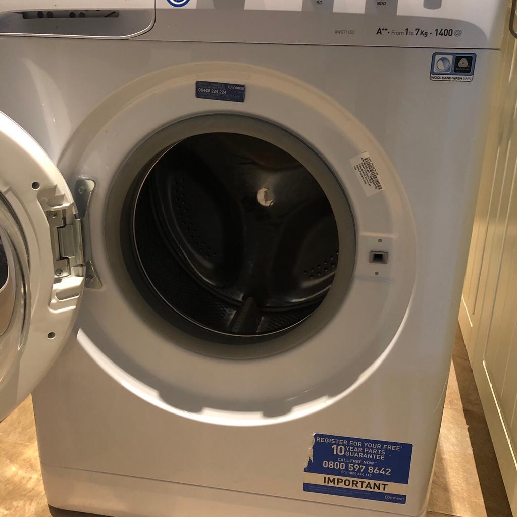 indesit washing machine xwd71452