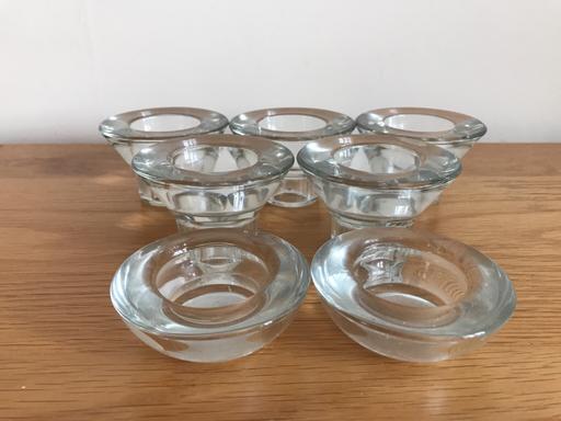 Buy & Sell Kent Maidstone - Photos for * CLEAR GLASS TEALIGHT HOLDERS *