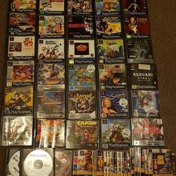 great condition will play in ps1 and ps2 all 35 with cases and books 3 no books and 21 demo discs. collection only