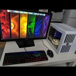 • 28" LG - LED backlit IPS Monitor
• Core i5 6400 Skylake 2.7 GHz Quad-Core
• Corsair H90 Liquid CPU Cooler
• Asus Mainboard H170m-PLUS
• ASUS GeForce Turbo GTX 960 OC 4GB DDR5
• HyperX FURY RAM 16 GB 2400 MHz
• 128GB M.2 SSD + Samsung 850 EVO 500GB SSD + Seagate 1TB HDD
• Logitech Hyperion Fury G402 mouse
• RGB Backlit + Blue Switches Mechanical Keyboard
• Logitech 2+1 Sound system
Without monitor its £600
Whole package is £700