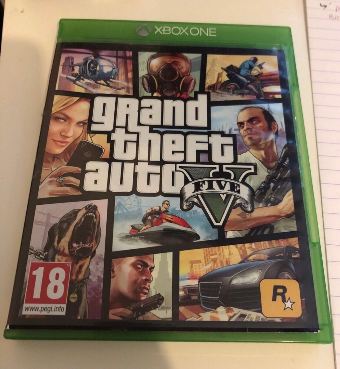 Grand theft auto V ( GTA 5 ) Xbox one in TW5 London for £10.00 for sale