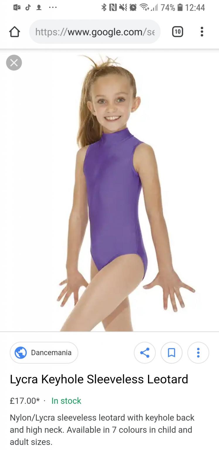 Tappers And Pointers Gymnastics Dance Leotard In Wf8 Wakefield Für 7 00