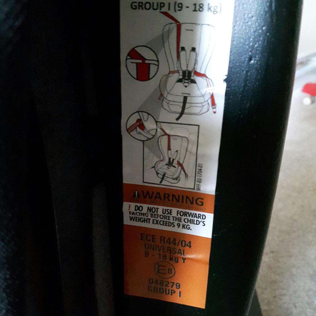 Harmony reclining car seat in DE11 Derbyshire für £ 10,00 zum Verkauf