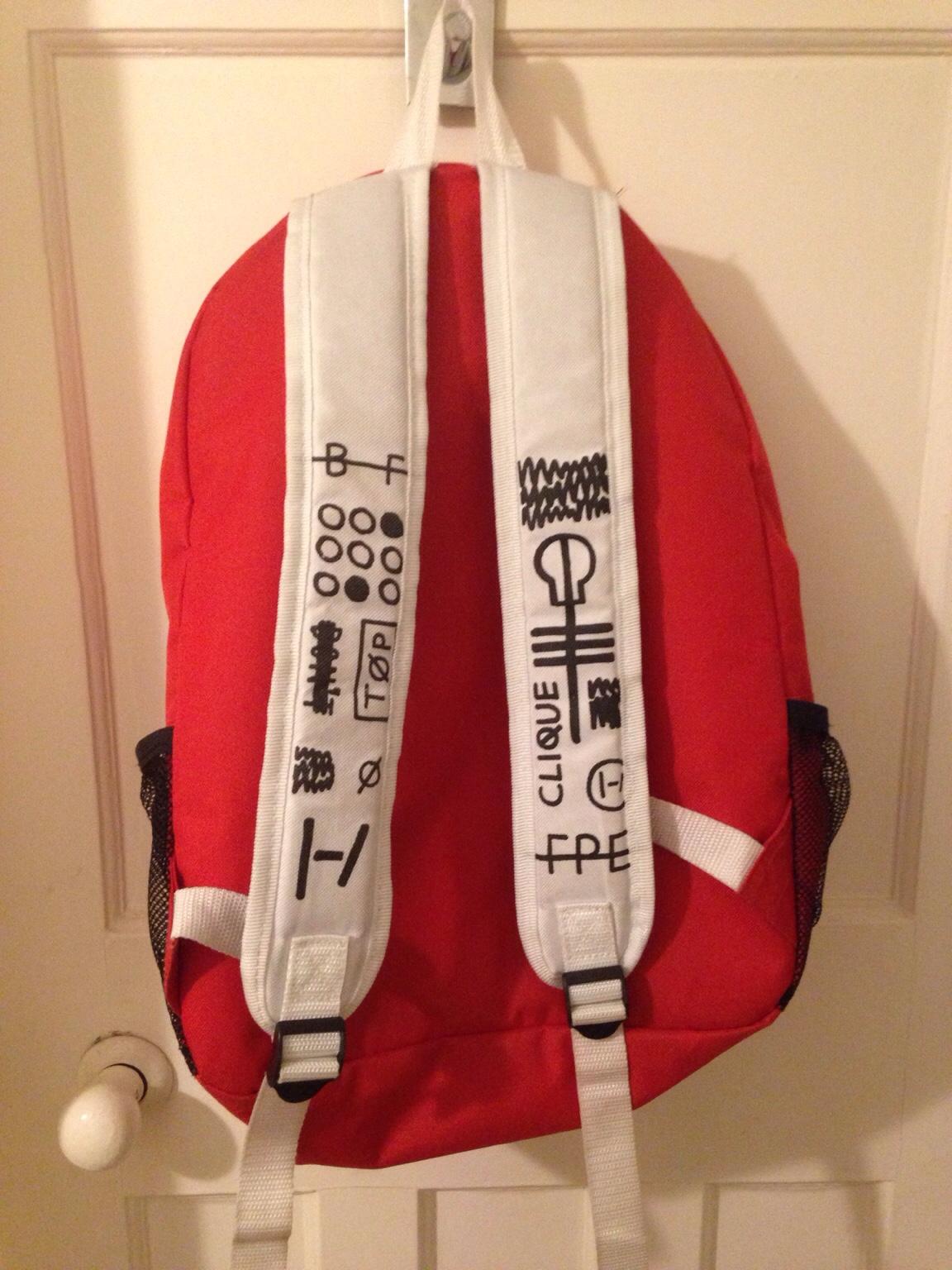 Twenty one pilots outlet blurryface backpack