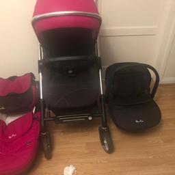 Perfect condition
Set includes - carry cot
3 position recline seat
Changing bag
Car seat
Rain cover
Pick up netherton, Open to offers