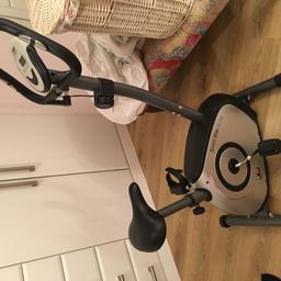 Rarely used exercise bike with Heart Rate monitor.