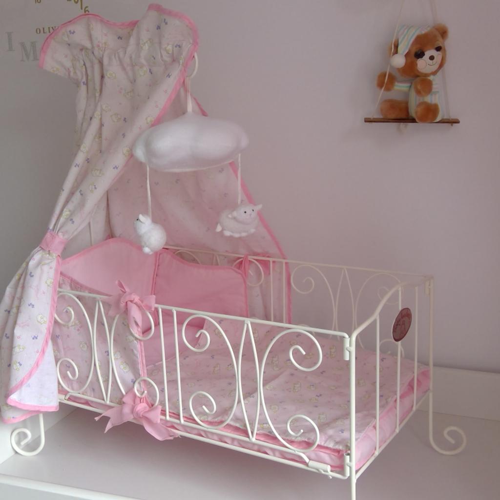 Baby annabell metal cot on sale