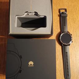 Received a Huawei Watch GT as a gift. Brand new watch, never been used/worn. Taken out of the box only to take these pictures. 
Watch is resilient to accidents because of its ceramic bezel design, stainless steel shell and DLC coating. Measuring in at a mere 10.6 mm and featuring a double crown 1.39" 454 x 454 AMOLED screen, it's remarkably vibrant and slim. HUAWEI TruSeen™ 3.0 heartrate monitoring etc.  Plenty of features and apps can be added.
Genuine seller and looking for genuine interests.