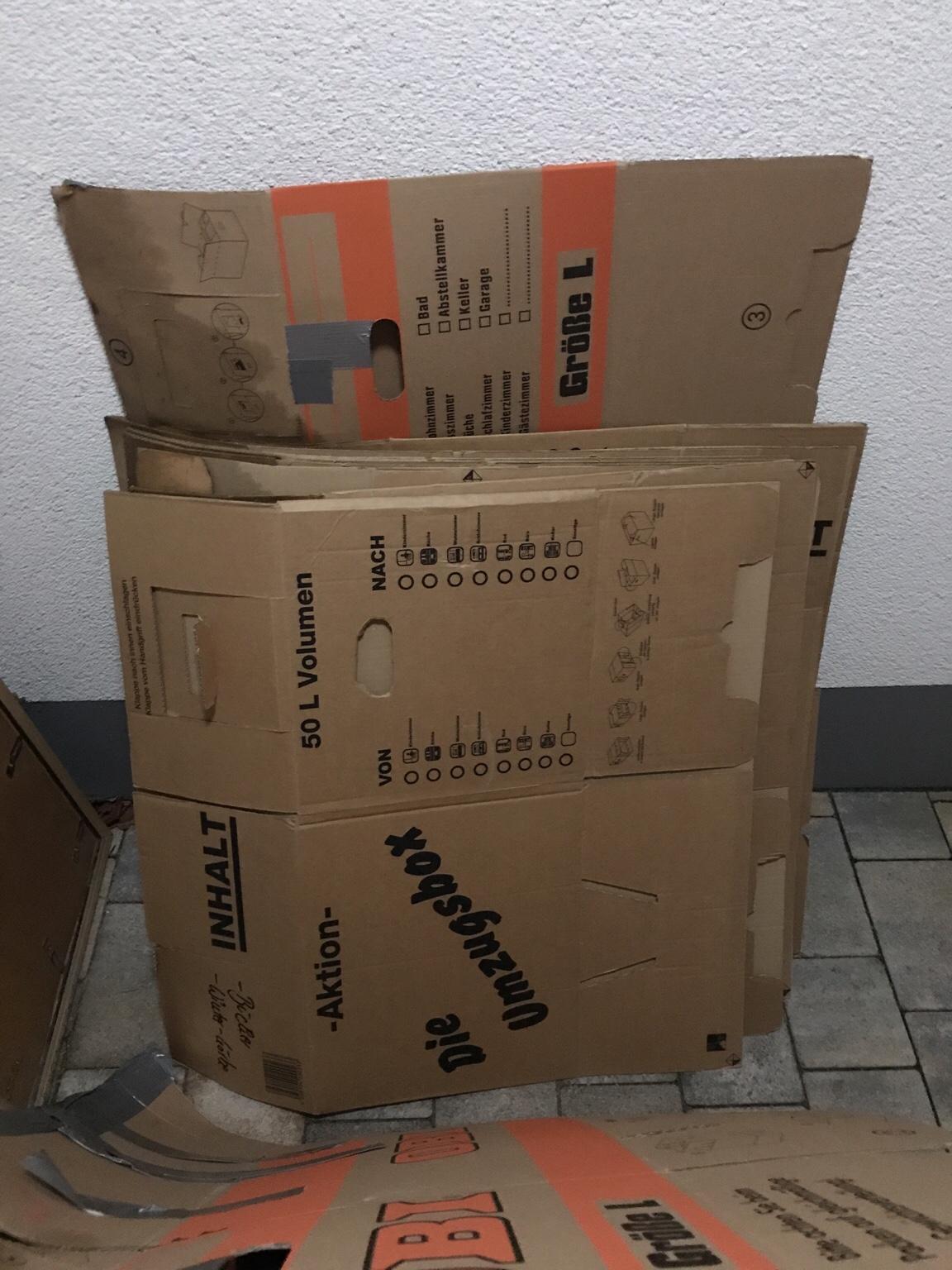 Umzugskartons zu verschenken in 90518 Altdorf bei Nürnberg für gratis zum Verkauf