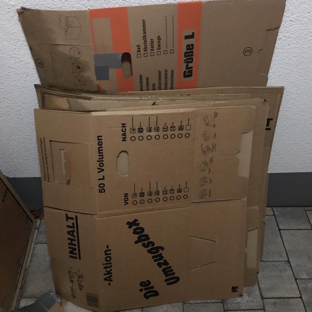 Umzugskartons zu verschenken in 90518 Altdorf bei Nürnberg für gratis zum Verkauf