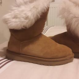 chestnut ugg boots size 4.5 great condition loads of wear left in them pick up gee cross sk14