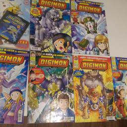 Verkaufe 7 gebrauchte, teils unausgepackte Digimon Comics aus der dritten und vierten Staffel vom dino Verlag. Sie befinden sich alle in einem guten Zustand.