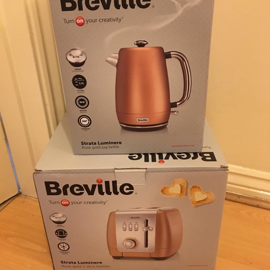 Breville Strata Rose Gold Kettle Toaster Set in DY4 Sandwell for £60.00 for sale Shpock