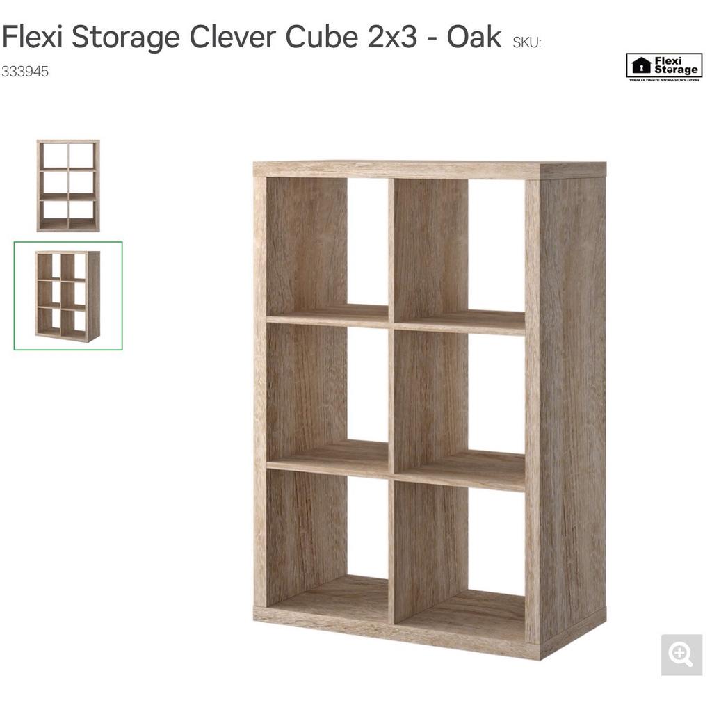 2x3 cube storage light oak BNIB in B64 Sandwell for £20.00 for sale