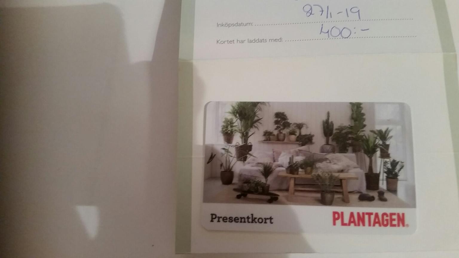 Presentkort NK och Plantagen in 11344 Stockholm für 300,00 SEK zum Verkauf  | Shpock DE