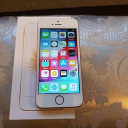 Iphone SE Rose Gold 16gb. Unlocked to all networks. Screen in excellent condition. Phone in very good condition with minor wear. In full working order including fingerprint scanner. Comes with original box, manuals, genuine apple charger and brand new headphones.